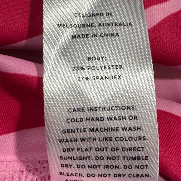 Wilo The Label Activewear Women's Pink Animal Zebra Pint Legging - Picture 9 of 10